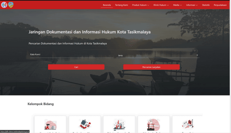 JDIH Website - Legal documentation and information system website